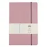 Книга для записей А4- 96л кл. "Joy Book. Розовая вуаль" иск.кожа, тонир.блок, скругл.углы, ляссе, резинка - 1