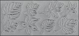 Контурные наклейки Листья (1.4751) (лист) (серебро) (10х23см)