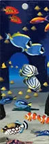 Закладка 3D Подводный мир (BKM13FISH) (Листопадова)
