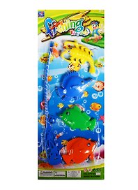 Игра магнитная рыбалка (удочка, 4 рыбки)