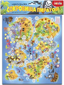 Настольная игра-ходилка «Сокровища пиратов», Дрофа-Медиа
