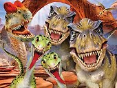 Пазл Super 3D, Дино селфи (Dino Selfie ) 500 эл.,61*46см. - 2