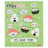 Тетрадь в клетку Hatber, "Пришла еда", 24 листа, в ассортименте