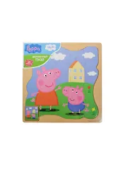 РОСМЭН Peppa Игровой набор Пазл 30*30 "У дома" дерев. 25125