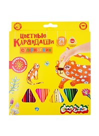 Карандаши цветные, Каляка-Маляка, 24 цвета