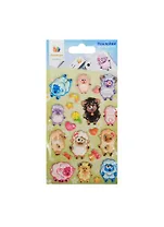 Наклейка декоративная зефирная 1 Смешинки 1 (95х185) (упаковка)