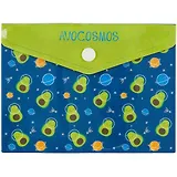 Папка-конверт А6 на кнопке "Avocosmos"