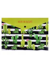 Папка-конверт А4 на кнопке "Hero in desert"