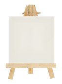 Холст на мольберте 15x15 см, белый, Art idea - 0