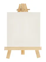 Холст на мольберте 15*15см, белый, в инд.уп.