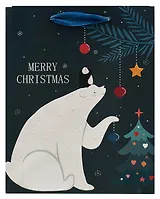 Пакет А5 23*18*10 "Дарите счастье!" Новый год, бум.мат