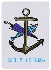 Магнит Герб СПб