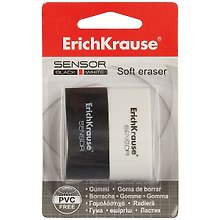 Ластик «Sensor Black&White», Erich Krause, 2 штуки