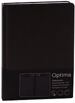 Ежедневник недатированный А5 136 листов "Optima" серый