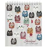 Скетчбук «Коты», 60 листов, А6