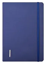 Еженедельник недат. А5 96л "Euro Fabric" синий, тв.переплет, резинка, шильд, двойное ляссе, In Folio