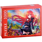 Пазл "Красивая аниме девушка". 1000 элементов