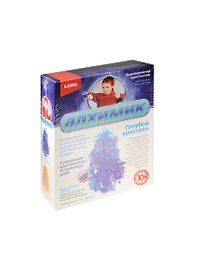 Набор для опытов, LORI Выращивание кристаллов "Голубой кристалл" Вкр-001