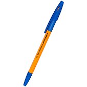 Шариковая ручка синяя 0,7 мм, R-301 Orange Stick&Grip, Erich Krause - 0