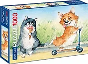 Пазл Premium "Из жизни корги", 1000 элементов