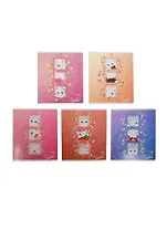 Тетрадь 18л кл. "Siena Cat" мел.картон, блёстки, офсет, ассорти, Hatber