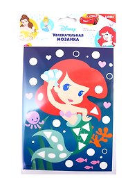Набор для творчества LORI Увлекательная мозаика Disney Русалочка Кмд-002
