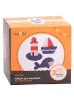 Наборы - шерстяной креатив Woolla WB-0165  Морские набор для валяния .