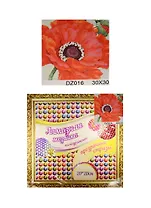 Алмазная мозаика по номерам Мак (13454) (30*30) (3+)