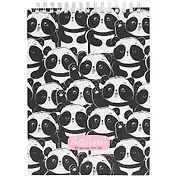 Скетчбук А4 80л "Панда" белый офсет, 100г/м2, тв.обложка, спираль