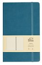 Книга для записей А5 96л кл. "Joy Book. Летние сумерки" иск.кожа, тонир.блок, скругл.углы, ляссе, резинка, карман на задн.форзаце