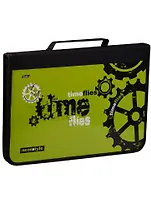 Папка для тетрадей А4 "Neon style" с ручкой, Hatber