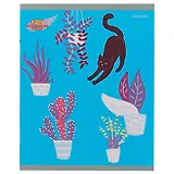 Тетрадь в клетку Paper Art, "DIY Collection. Кошачий променад", 48 листов, в ассортименте