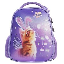 Ранец «Солнечный котик. Ergonomic classic», 2 отделения, 2 кармана, 38×29×17 см, ЭВА, Hatber