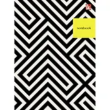 Записная книжка А6 64л кл. "Орнамент. Контрасты" интегр.переплет, глянц.ламинация, Listoff