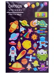 Наклейки EVA Космос, микс 2 вида AF-018