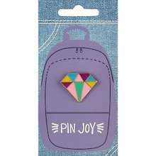 Значок «Бриллиант», металл, Pin Joy
