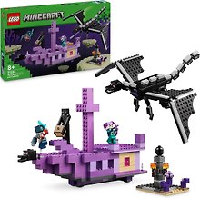LEGO Minecraft: Дракон и корабль Эндера, 657 деталей (21264)