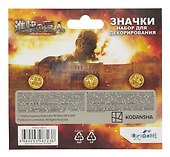 Набор значков «Атака Титанов. Гарнизон», дерево, 3 штуки - 1