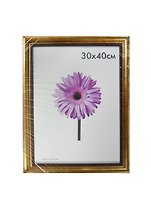 Фоторамка пластик 30*40 "Agatha" золотая, 100 рамок