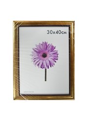 Фоторамка пластик 30*40 "Agatha" золотая, 100 рамок
