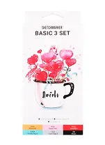Маркеры 06цв "Basic 3" карт.кор., Sketchmarker