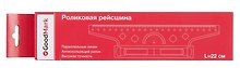 Рейсшина 22 см, металлический ролик, «Пчёлка», GoodMark