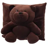 Игрушка-подушка Мишка (коричневый) (40x15x40)