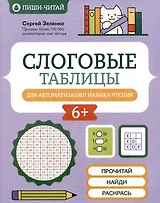 Слоговые таблицы для автоматизации навыка чтения