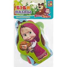Мягкий пазл «Маша и медведь Панда и заяц», Vladi Toys