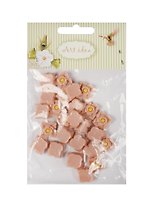 Цветок хризантема (В906) в пакете 25 шт, какао (11-08631-76)