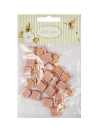 Цветок хризантема (В906) в пакете 25 шт, какао (11-08631-76)