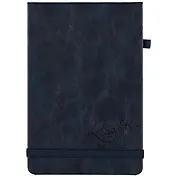 Блокнот «Жатка тёмно-синий», 96 листов, 20 х 13 см