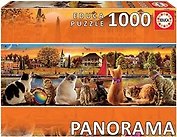 Пазл Educa 1000 деталей, панорама Коты на набережной