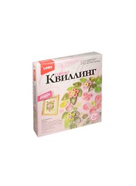 Квл-003 Квиллинг Панно Хоровод бабочек (+рамка) (LORI) (набор д/творч.) (6+)